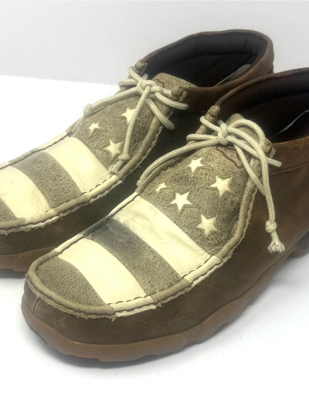 Twisted X Stars And Stripes Leather Chukka Boots Mens Size 11